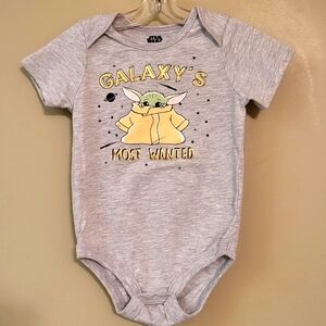 Star Wars grey onesie/bodysuit